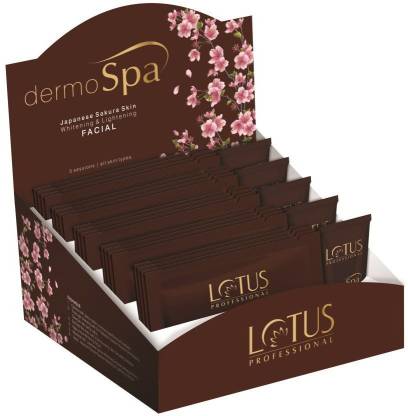 Lotus Professional Dermo Spa Japanese Sakura Skin Whitening & Lightening Facial Kit