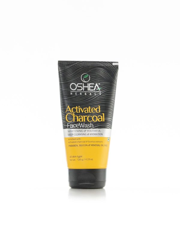 Oshea activated charcoal face wash 120g